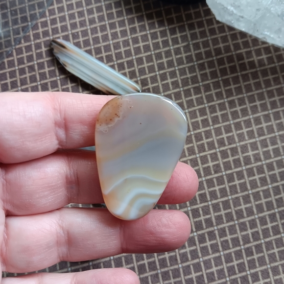 Assorted Agate & Lace Agate Cabochons, 5. great For Jewelry Making - Picture 4 of 12